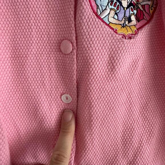 Walt Disney World Kids Vintage 90s Pink Pajama Top Princesses 3T - READ DESC. - Picture 3 of 7